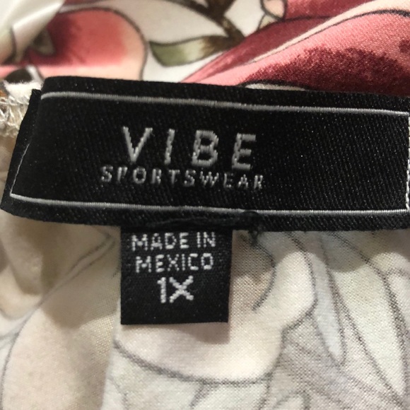 Vibe Sportswear floral maxi dress size 1X - Picture 5 of 6